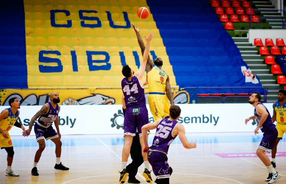 BCM U Pitești a reușit break-ul în seria cu BC CSU Sibiu