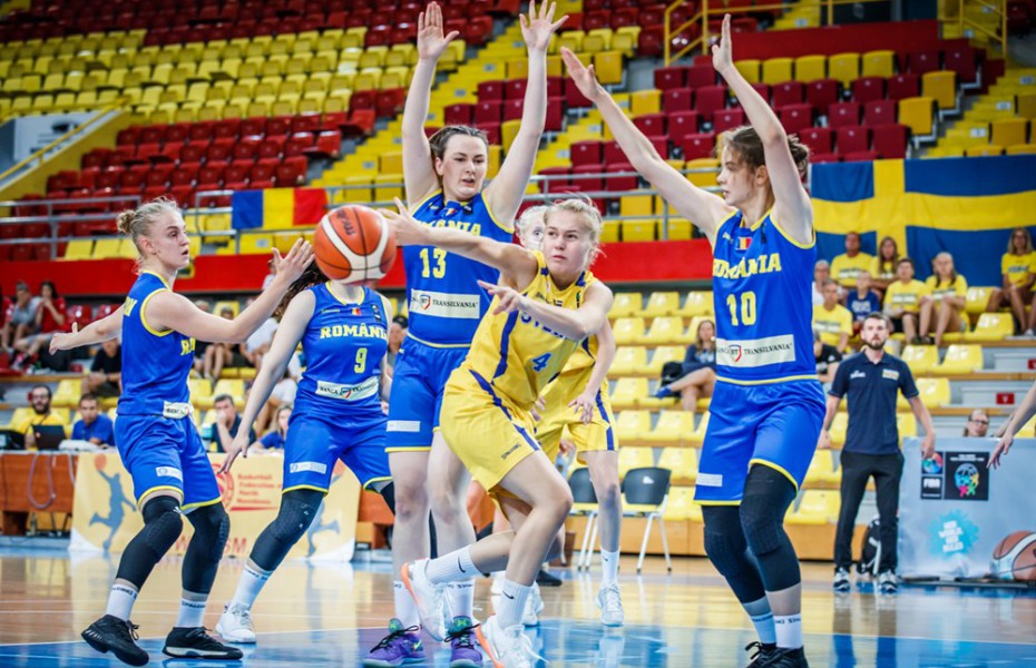 România pierde cu Suedia în sferturi și va juca pentru locurile 5-8 la europeanul U18 feminin, Divizia B