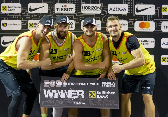 Athletic Constanța, campioană la Raiffeisen Bank Sport Arena Streetball 2021