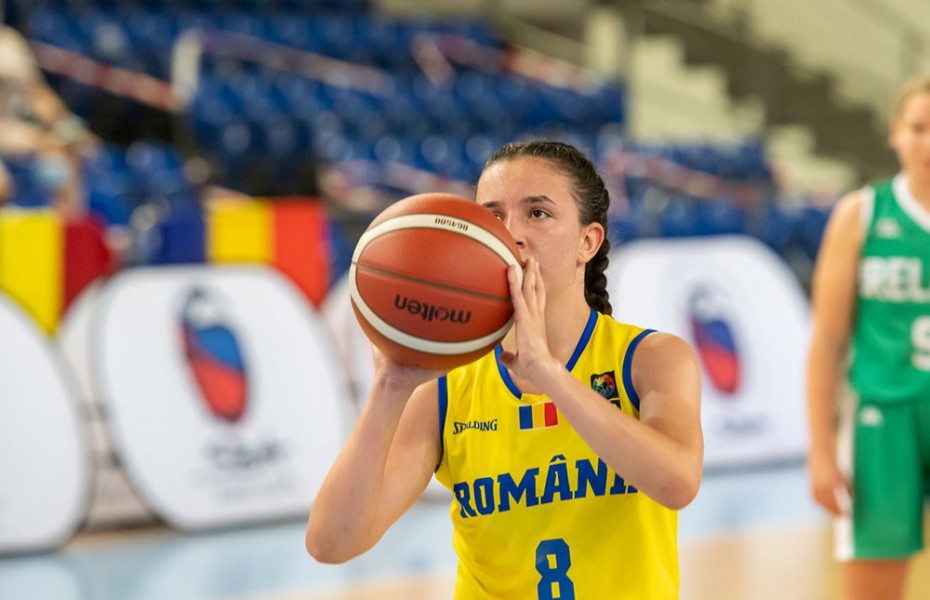 Ioana David, jucătoarea de 16 ani care a marcat coșul victoriei pentru Olimpia Brașov