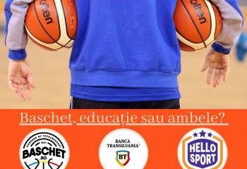 „Baschet, educație sau ambele” - un proiect aniversar al Baschet.ro