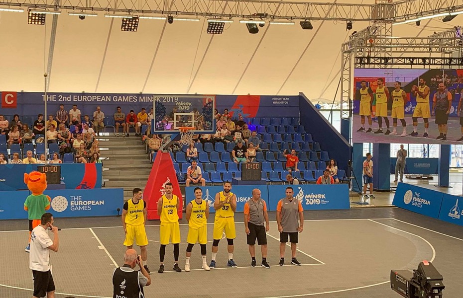 România a fost aproape de o surpriză cu Serbia în întrecerea masculină de la Jocurile Europene