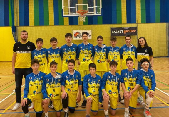 EYBL U14: CSU Sibiu a obținut o singură victorie în Cehia