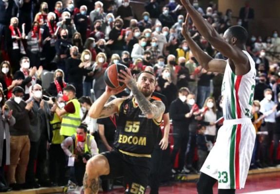 AS Monaco se impune în fața lui Unics Kazan prin tripla lui Mike James