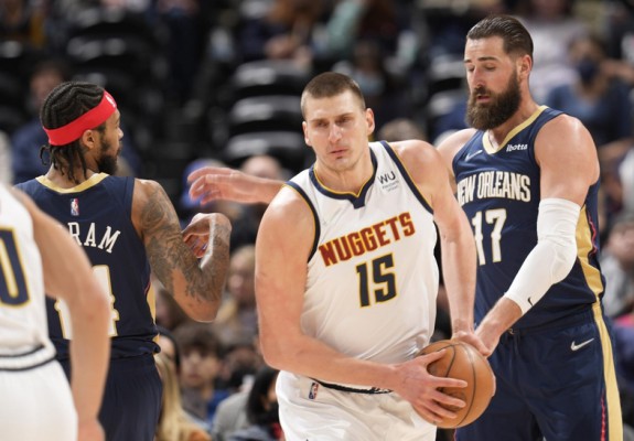 Triple-double pentru Nikola Jokic în victoria lui Denver Nuggets împotriva lui New Orleans Pelicans