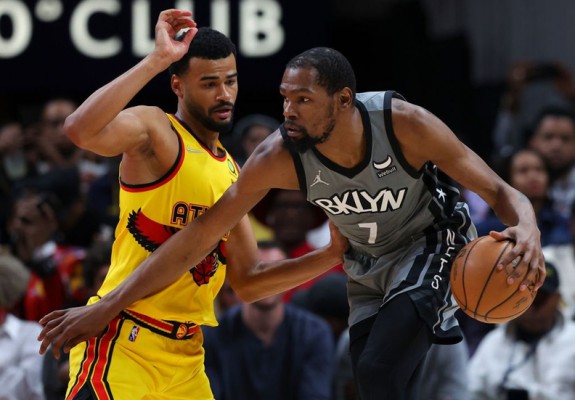 Career-high-ul lui Kevin Durant, insuficient pentru Brooklyn Nets în fața lui Atlanta Hawks
