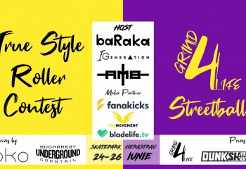 În periaoda 24-26 iunie ești invitat la StreetBall & Roller Contest, la Skateparkul din Herăstrău