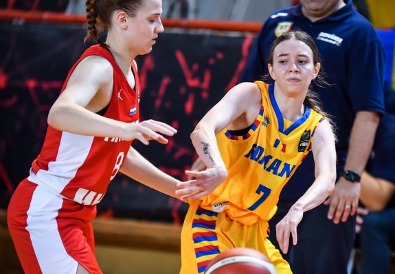Andreea Mazilu, MVP în debutul României la Campionatul European U20 Feminin - Divizia B