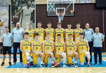 Naționala masculină a României termină pe locul 7 la Europeanul U18 - Divizia B