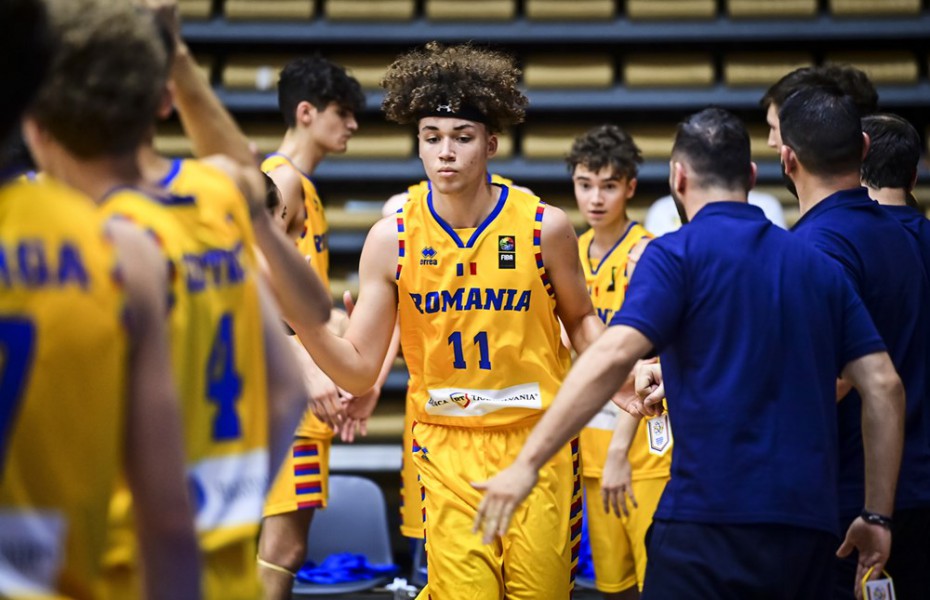 Naționala U16 masculină a României a pierdut duelul cu Ungaria