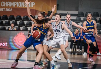 Agnes Zane a reușit al doilea double-double la Campionatul European U16 Feminin - Divizia B