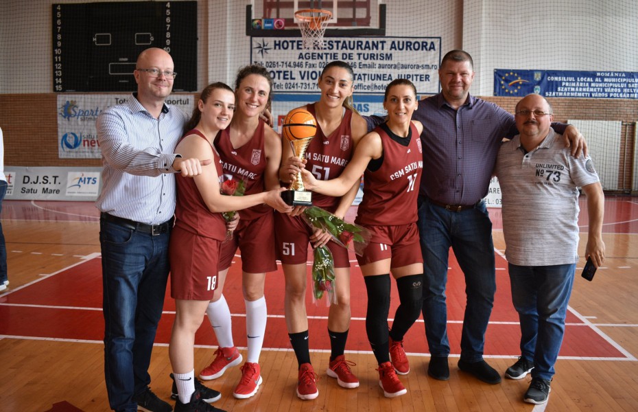 CSM Satu Mare a câștigat prima Cupă a României 3x3 feminin