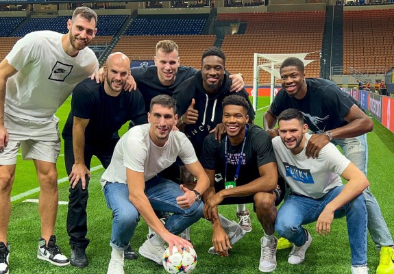 Giannis Antetokounmpo și colegii din naționala Greciei au mers la Inter – Bayern
