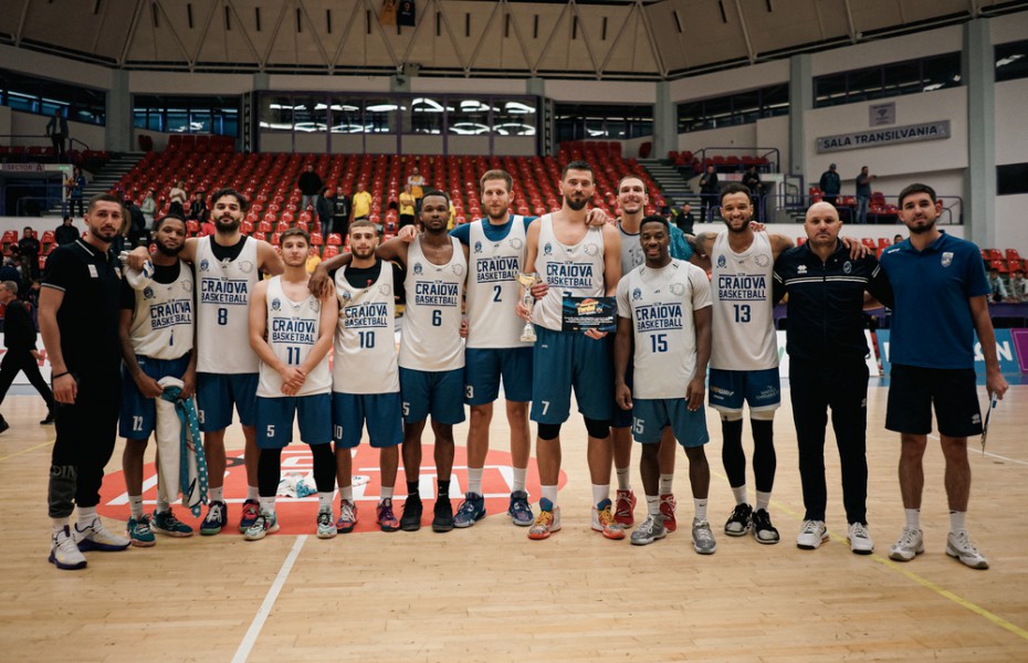 SCM U Craiova debutează în FIBA Europe Cup cu ocazia turneului preliminar din Lituania