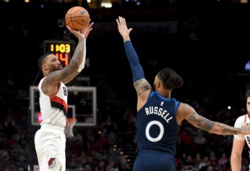 Damian Lillard a înscris 11 aruncări de la distanță în victoria lui Blazers contra lui Timberwolves