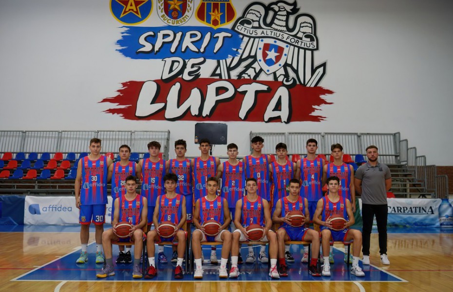 CSA Steaua București, pe locul al doilea în grupa A din EYBL Junior