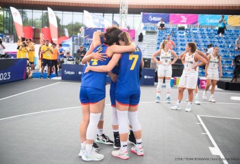 3X3: Naționala feminină a României s-a calificat în semifinalele Jocurilor Europene