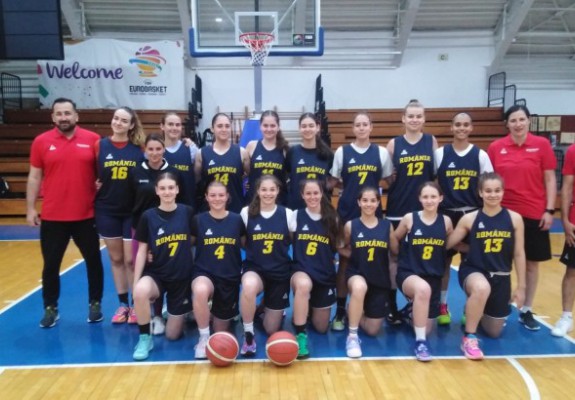 Naționala feminină U16 a României debutează joi, 10 august, la Campionatul European din Muntenegru