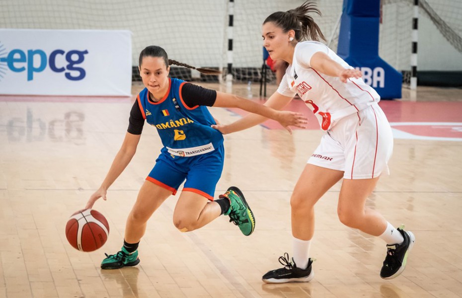 România, învinsă categoric de Muntenegru în sferturile Campionatului European U16 Feminin - Divizia B