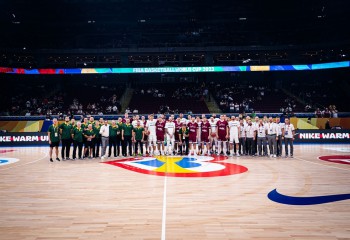 Letonia câștigă categoric în fața Lituaniei și încheie Mondialul pe locul 5
