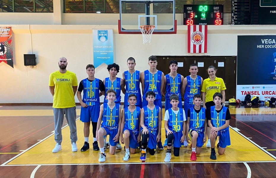 CSU Sibiu a participat la două turnee din European Youth Basketball League