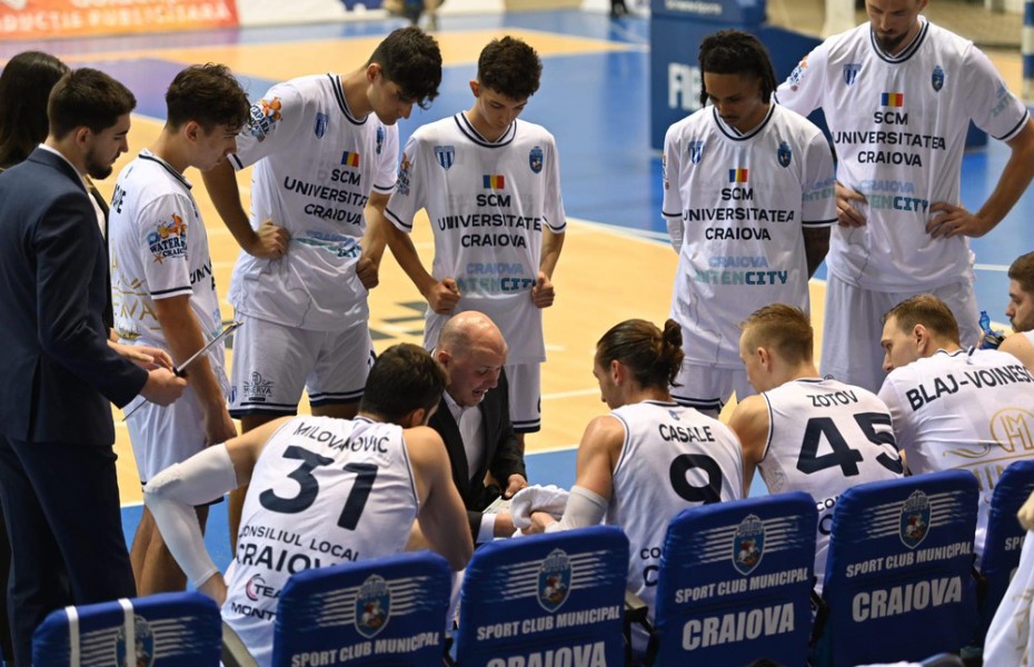 SCM U Craiova și CSM Focșani se întâlnesc într-un joc restant din prima etapă a campionatului