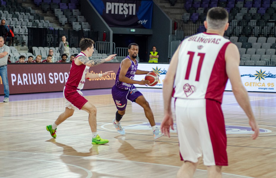 FC Argeș Basketball obține o victorie mare în disputa de acasă cu Rapid București
