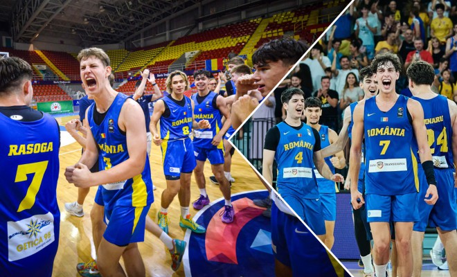 Pentru prima oară în istorie, naționalele juvenile de baschet masculin