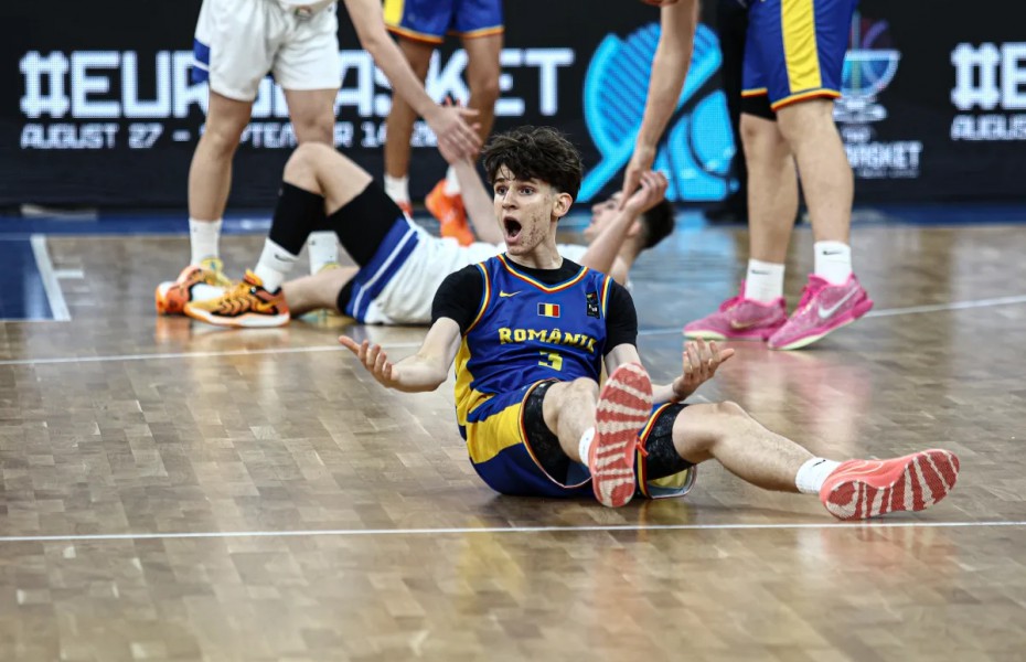 România dă o replică bună Greciei în al doilea meci de la U16 EuroBasket 2025