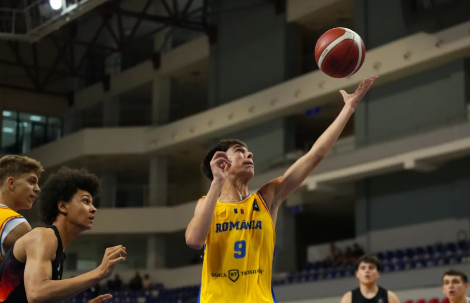 România pierde cu Germania și va juca pentru locurile 11-12 la EuroBasket U16