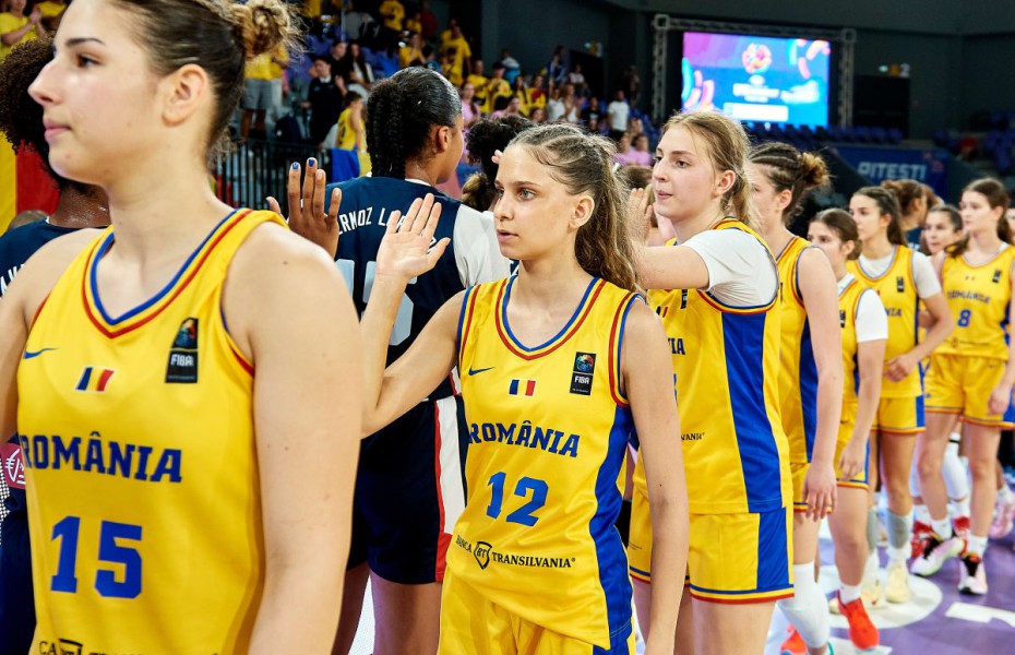 Franța câștigă fără emoții împotriva României la Campionatul European U16 feminin, Divizia A