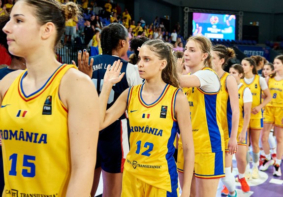 Franța câștigă fără emoții împotriva României la Campionatul European U16 feminin, Divizia A