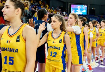 Franța câștigă fără emoții împotriva României la Campionatul European U16 feminin, Divizia A