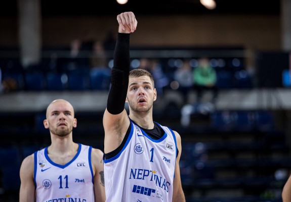 Donatas Tarolis, cel mai bun jucător al lui Neptunas Klaipeda în meciul cu U-BT