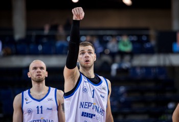 Donatas Tarolis, cel mai bun jucător al lui Neptunas Klaipeda în meciul cu U-BT