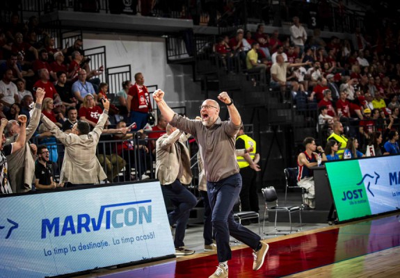 Mihai Silvășan, la meciul 500 pe banca tehnică a lui U-BT Cluj-Napoca