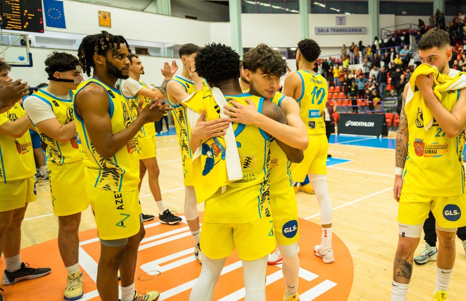 CSU Sibiu o învinge din nou pe CSM Galați, pentru a doua oară în trei zile