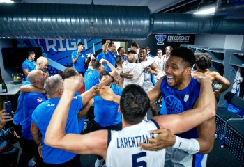 Șase jucători medaliați cu bronz la EuroBasket, în lotul lărgit al Greciei pentru meciul cu România