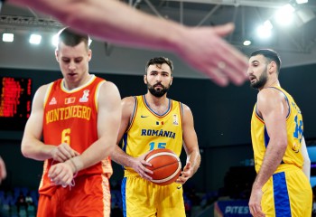 România luptă până la final, dar pierde disputa de acasă cu Muntenegru