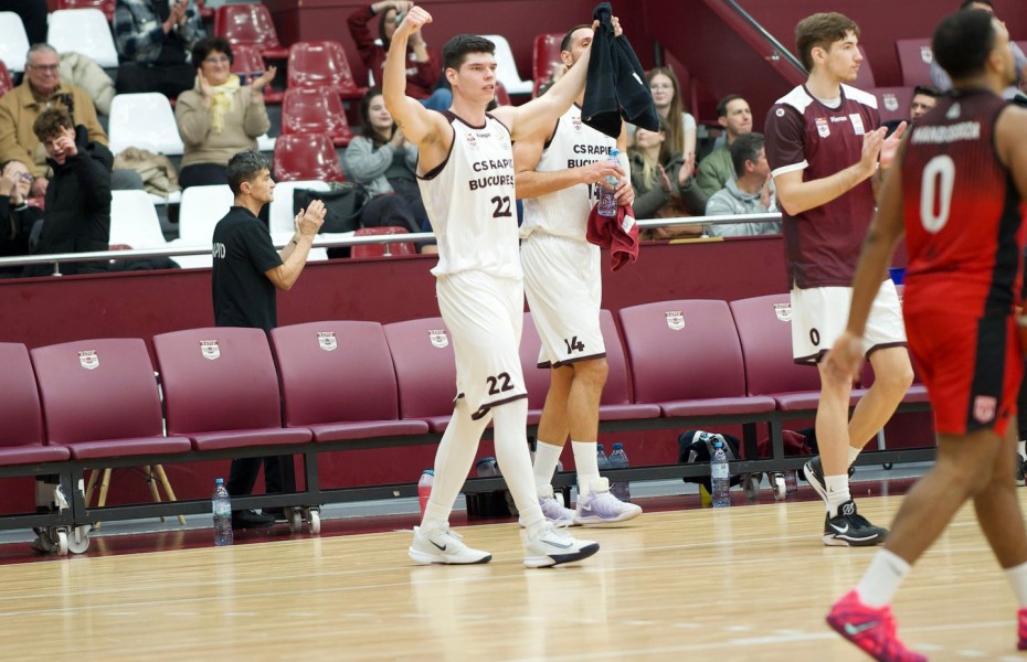 Rapid București recuperează un deficit de 16 puncte în sfertul al patrulea pentru a o învinge pe Petrolul