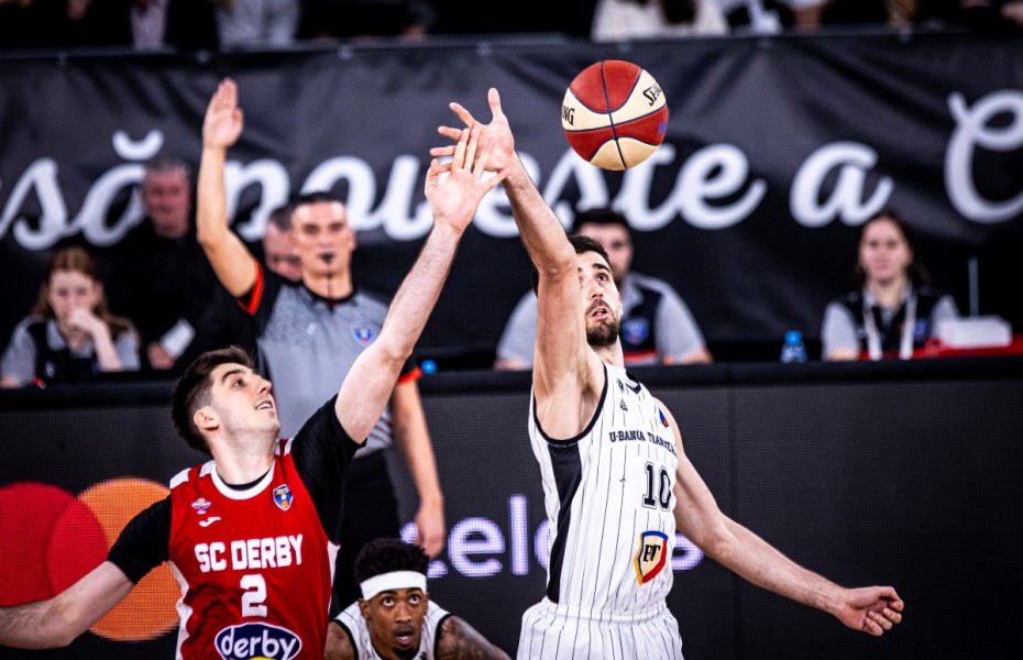 U-BT Cluj-Napoca câștigă în fața lui SC Derby în ultimul meci al anului în Liga Adriatică