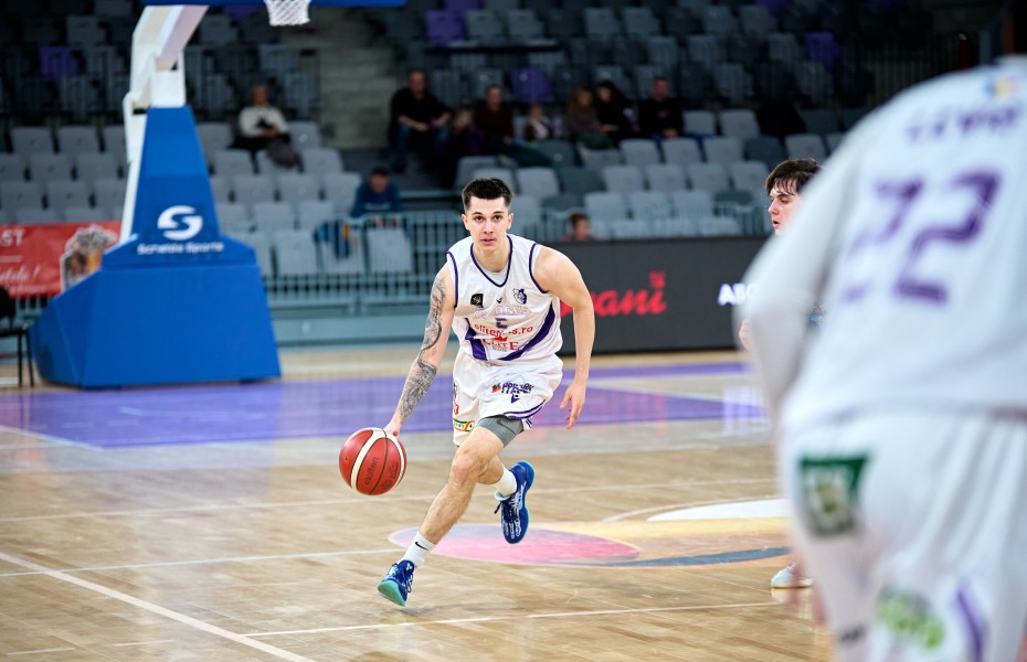 Tudor Șomăcescu a bifat una dintre cele mai bune evoluții din carieră în victoria cu SCM Timișoara