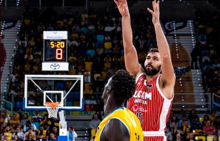 UCAM Murcia suferă al doilea eșec consecutiv în campionatul Spaniei