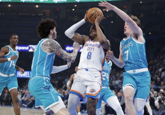 OKC Thunder, învinsă la o diferență de peste 20 de puncte de Charlotte Hornets