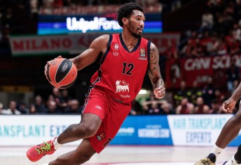 Armoni Brooks, săptămână de excepție în Euroligă și două victorii identice pentru Olimpia Milano