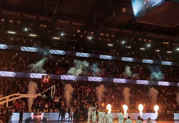 Galerie Foto. U-BT Cluj-Napoca luptă cu Aris Salonic pentru un loc în faza eliminatorie din EuroCup