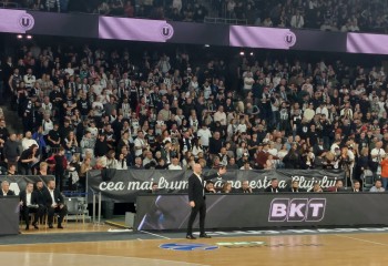 Galerie Foto. U-BT Cluj-Napoca luptă cu Aris Salonic pentru un loc în faza eliminatorie din EuroCup