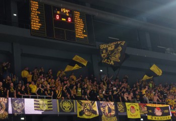 Galerie Foto. U-BT Cluj-Napoca luptă cu Aris Salonic pentru un loc în faza eliminatorie din EuroCup