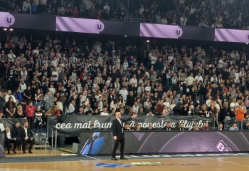 Galerie Foto. U-BT Cluj-Napoca luptă cu Aris Salonic pentru un loc în faza eliminatorie din EuroCup