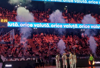 Galerie Foto. U-BT Cluj-Napoca luptă cu Aris Salonic pentru un loc în faza eliminatorie din EuroCup